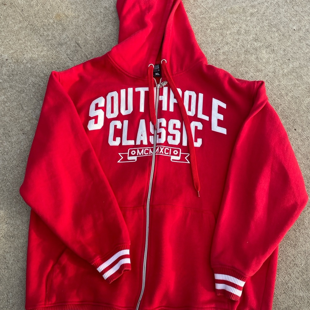 South Pole Red Classic Hoodie